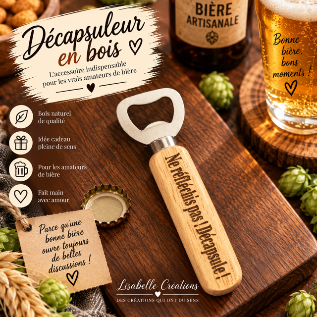 Phrase « Ne réfléchis pas, décapsule »