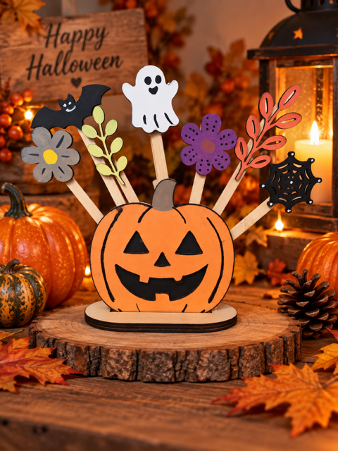 Vase citrouille Halloween 25cm